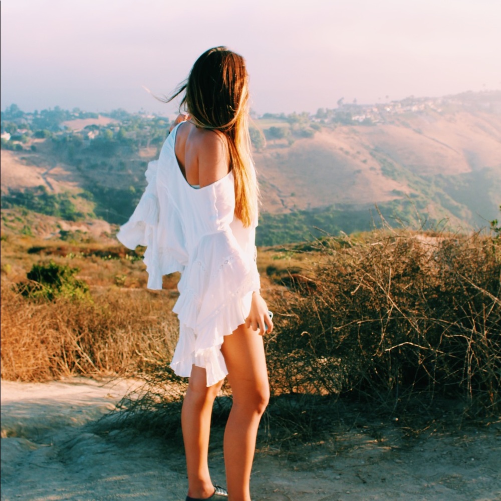 Tie front top from Free People!